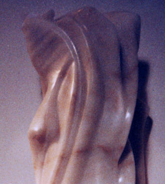 detail Sculpture en onyx rose 1992